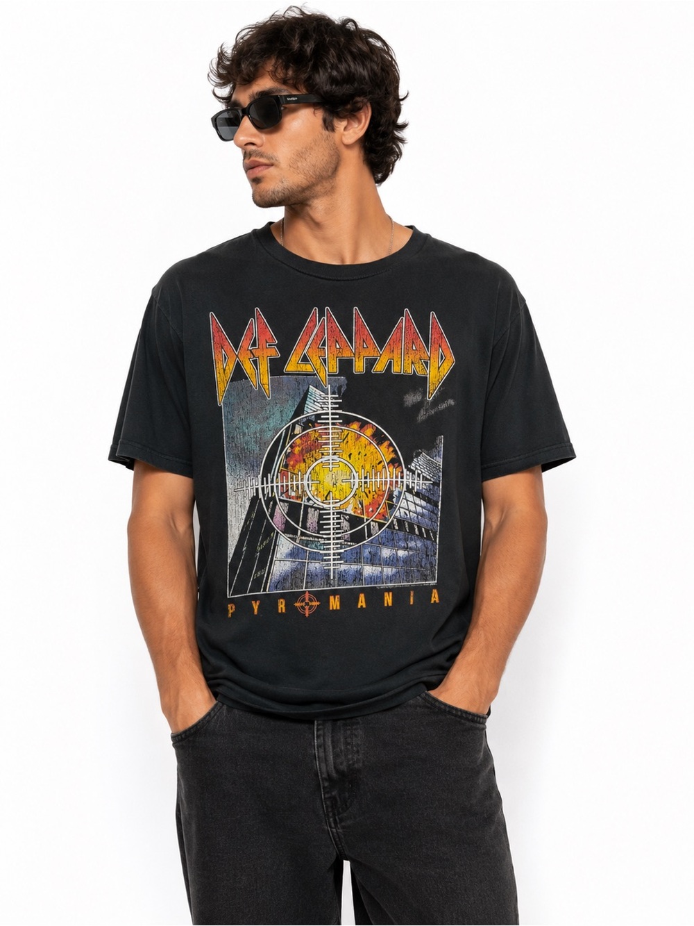 Pyromania Graphic Tee - Black
